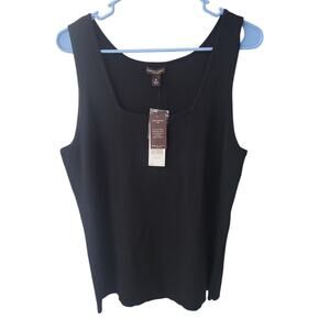 Dana Buchman Signature Black Turn Around Top - Xl - NEW